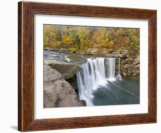 Cumberland Falls State Park near Corbin, Kentucky, USA-Chuck Haney-Framed Photographic Print