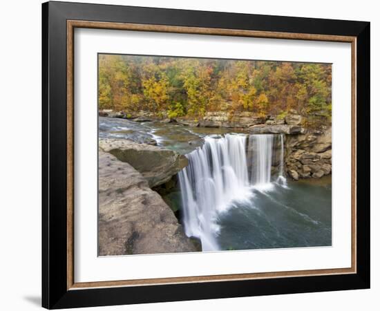 Cumberland Falls State Park near Corbin, Kentucky, USA-Chuck Haney-Framed Photographic Print