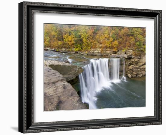 Cumberland Falls State Park near Corbin, Kentucky, USA-Chuck Haney-Framed Photographic Print