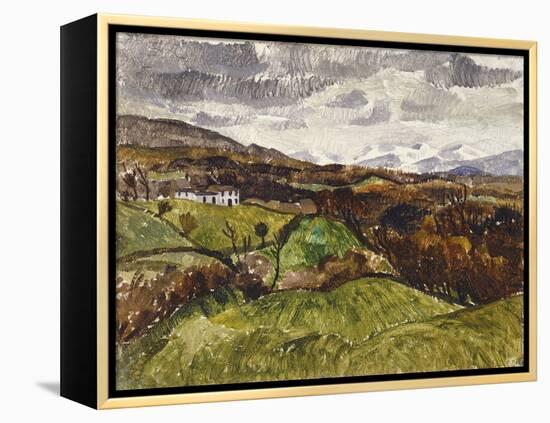 Cumberland Landscape, 1928 (Oil on Plywood)-Christopher Wood-Framed Premier Image Canvas