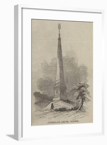 Cumberland Obelisk, Windsor-null-Framed Giclee Print