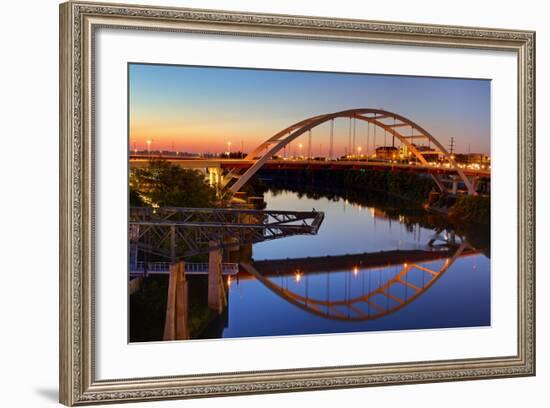 Cumberland River and Gateway Bridge, Nashville, Tennessee, United States of America, North America-Richard Cummins-Framed Photographic Print