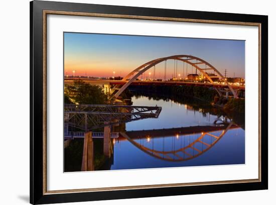 Cumberland River and Gateway Bridge, Nashville, Tennessee, United States of America, North America-Richard Cummins-Framed Photographic Print