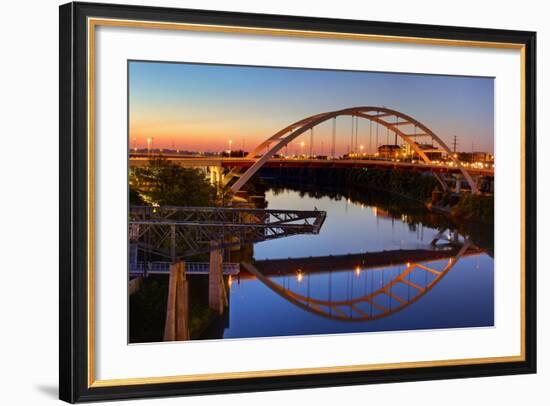 Cumberland River and Gateway Bridge, Nashville, Tennessee, United States of America, North America-Richard Cummins-Framed Photographic Print