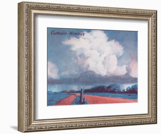 'Cumulo-Nimbus - A Dozen of the Principal Cloud Forms In The Sky', 1935-Unknown-Framed Giclee Print