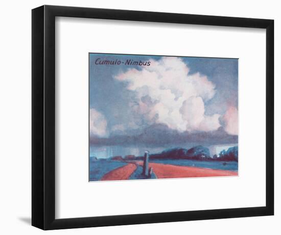 'Cumulo-Nimbus - A Dozen of the Principal Cloud Forms In The Sky', 1935-Unknown-Framed Giclee Print