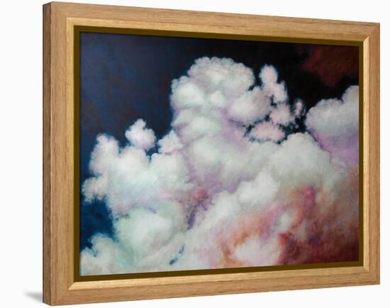 Cumulus, 2021 (acrylic on board)-Helen White-Framed Premier Image Canvas