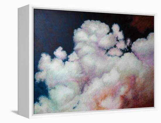 Cumulus, 2021 (acrylic on board)-Helen White-Framed Premier Image Canvas