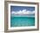 Cumulus Clouds Over Sea, Aqua-null-Framed Photographic Print