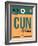 CUN Cuncun Luggage Tag I-NaxArt-Framed Art Print