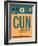 CUN Cuncun Luggage Tag I-NaxArt-Framed Art Print