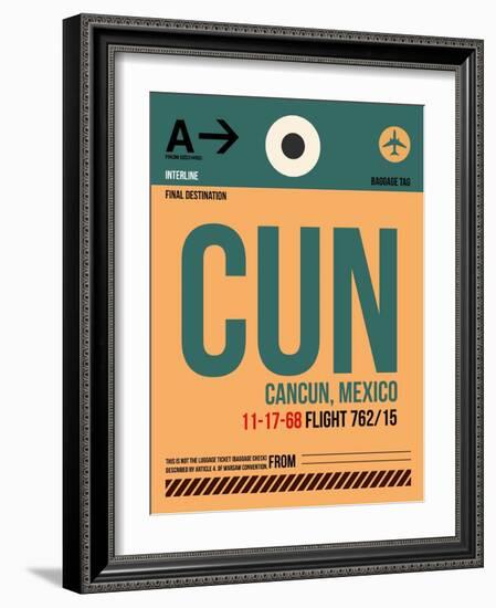 CUN Cuncun Luggage Tag I-NaxArt-Framed Art Print