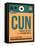 CUN Cuncun Luggage Tag I-NaxArt-Framed Stretched Canvas