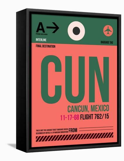 CUN Cuncun Luggage Tag II-NaxArt-Framed Stretched Canvas