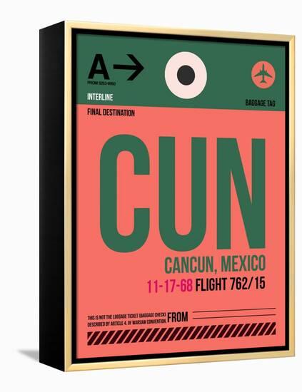 CUN Cuncun Luggage Tag II-NaxArt-Framed Stretched Canvas