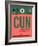 CUN Cuncun Luggage Tag II-NaxArt-Framed Art Print