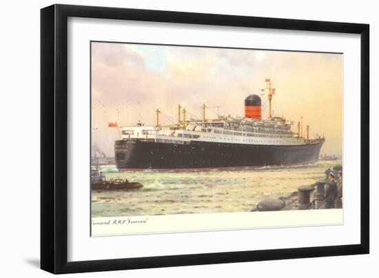 Cunard Ivernia, Ocean Liner-null-Framed Art Print