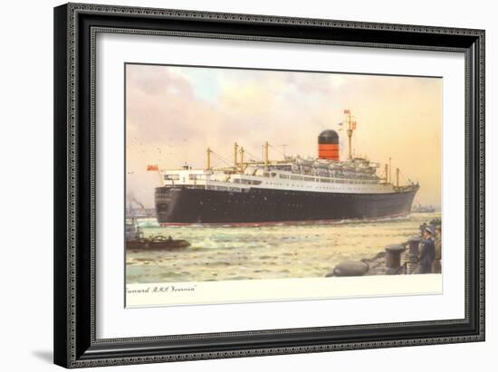 Cunard Ivernia, Ocean Liner-null-Framed Art Print