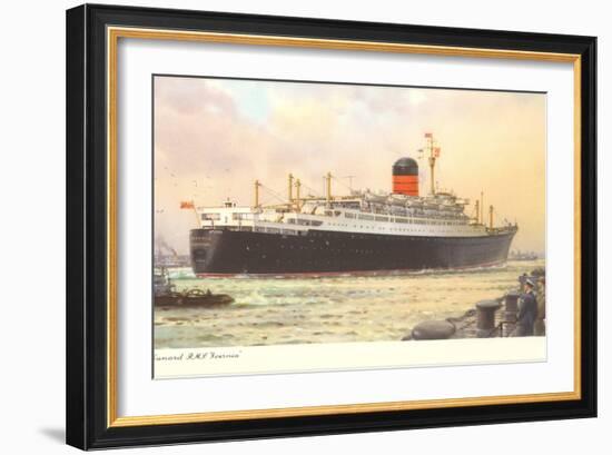 Cunard Ivernia, Ocean Liner-null-Framed Art Print