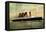 Cunard Line, Turbine Liner Lusitania, Dampfer-null-Framed Premier Image Canvas