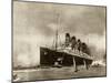 Cunard Liner Lusitania 1915-null-Mounted Photographic Print