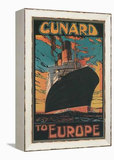 Cunard to Europe-null-Framed Stretched Canvas