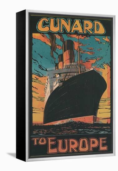 Cunard to Europe-null-Framed Stretched Canvas