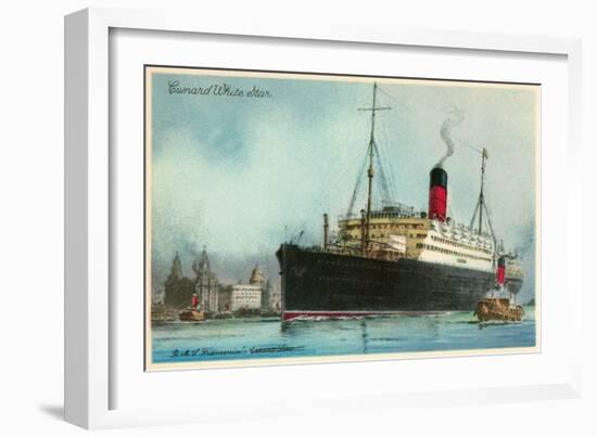 Cunard White Star-null-Framed Art Print