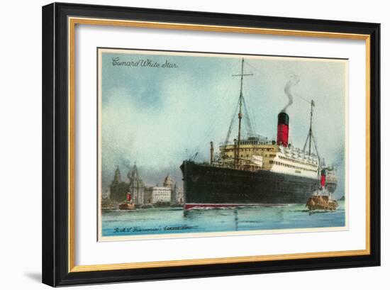 Cunard White Star-null-Framed Art Print