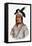 Cunne Shote, Chief of the Cherokees, 1780-Pierre Duflos-Framed Premier Image Canvas