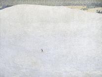 Schneelandschaft (paysage de neige) dit aussi Grosser Winter (Grand hiver)-Cuno Amiet-Framed Premier Image Canvas