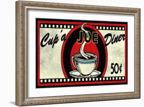 Cup 'a Joe Diner-Kate Ward Thacker-Framed Giclee Print