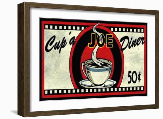 Cup 'a Joe Diner-Kate Ward Thacker-Framed Giclee Print