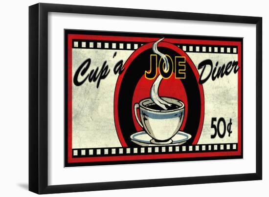 Cup 'a Joe Diner-Kate Ward Thacker-Framed Giclee Print