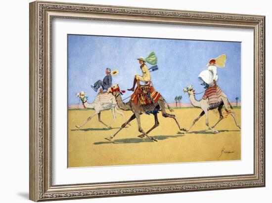 Cup and Ball-the camel's favourite game', 1908-Lance Thackeray-Framed Giclee Print