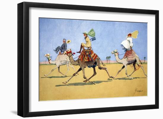 Cup and Ball-the camel's favourite game', 1908-Lance Thackeray-Framed Giclee Print