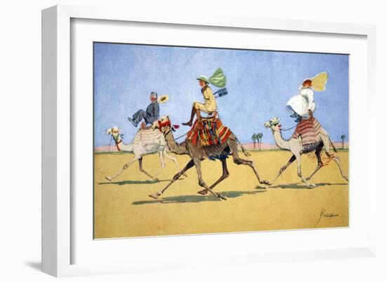 Cup and Ball-the camel's favourite game', 1908-Lance Thackeray-Framed Giclee Print