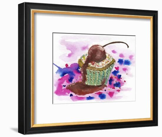 Cup Cake-Wolf Heart Illustrations-Framed Giclee Print