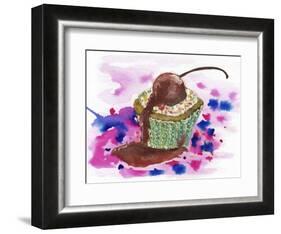 Cup Cake-Wolf Heart Illustrations-Framed Giclee Print