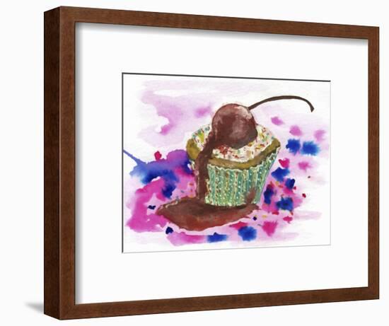 Cup Cake-Wolf Heart Illustrations-Framed Giclee Print