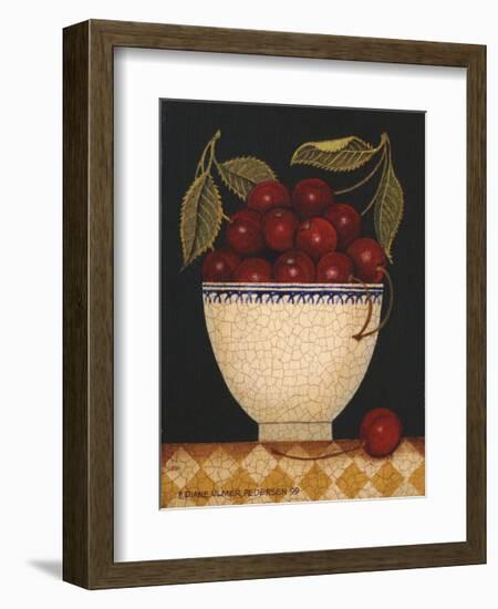 Cup O Cherries-Diane Ulmer Pedersen-Framed Giclee Print