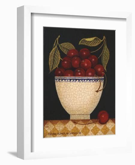 Cup O Cherries-Diane Ulmer Pedersen-Framed Giclee Print