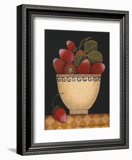 Cup O Strawberries-Diane Ulmer Pedersen-Framed Art Print