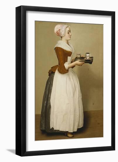 Cup of Chocolate; La Tasse Du Chocolat-Jean-Etienne Liotard-Framed Giclee Print