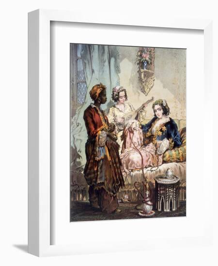 Cup of Coffee, 1858-Amadeo Preziosi-Framed Giclee Print