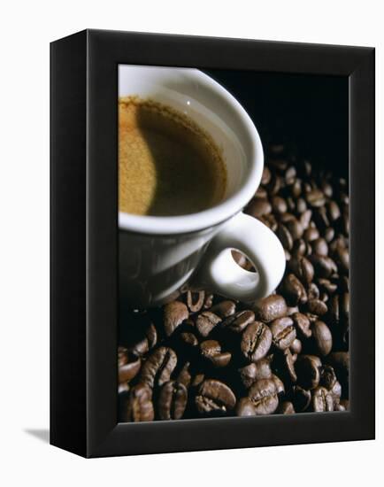 Cup of Coffee-Tek Image-Framed Premier Image Canvas