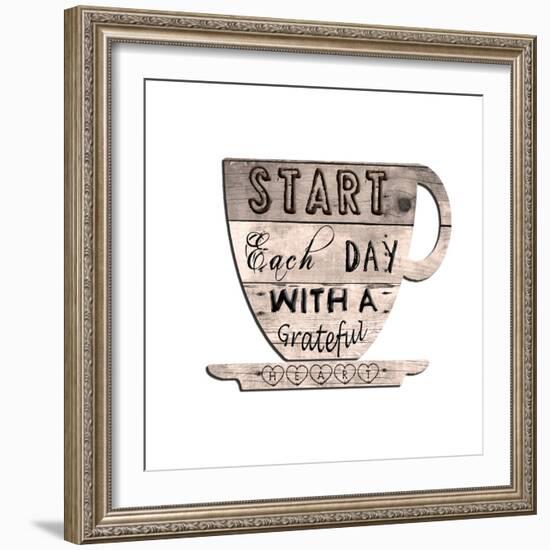 Cup Of Coffee-Sheldon Lewis-Framed Art Print