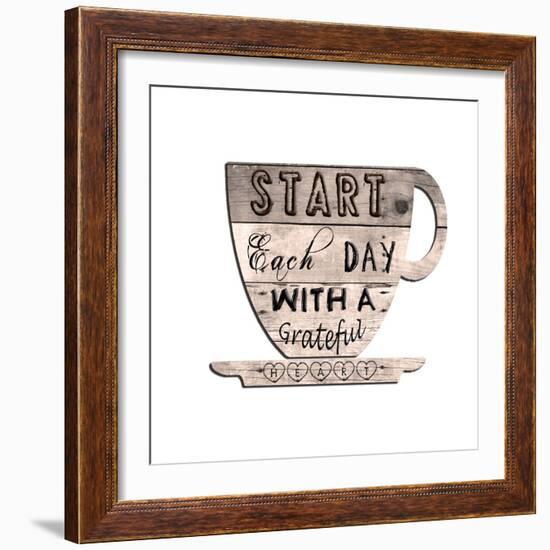 Cup Of Coffee-Sheldon Lewis-Framed Art Print