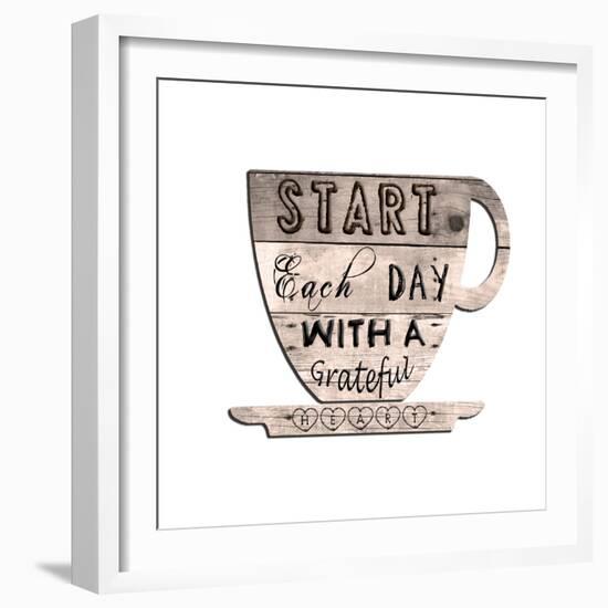 Cup Of Coffee-Sheldon Lewis-Framed Art Print