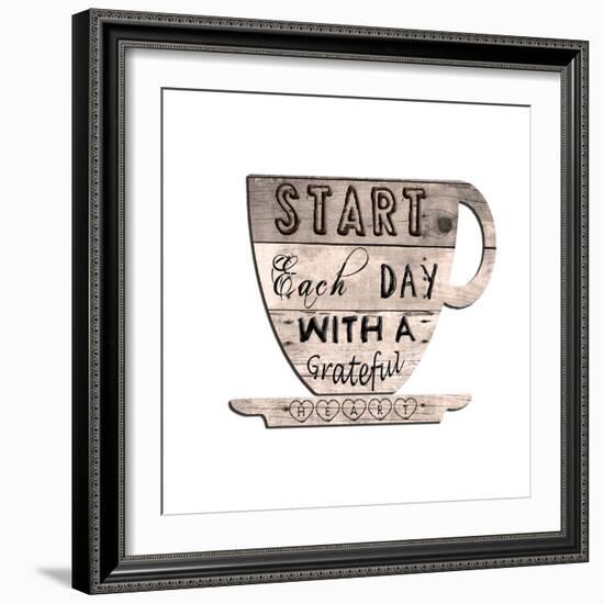 Cup Of Coffee-Sheldon Lewis-Framed Art Print